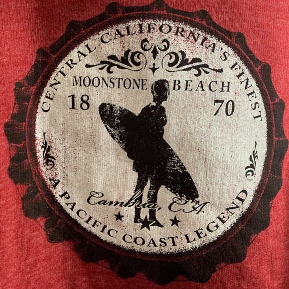 Brew City Mens New Beer Holder Koozie Tailgate Hoodie Sweatshirt in Red M/L/XL - Picture 3 of 4